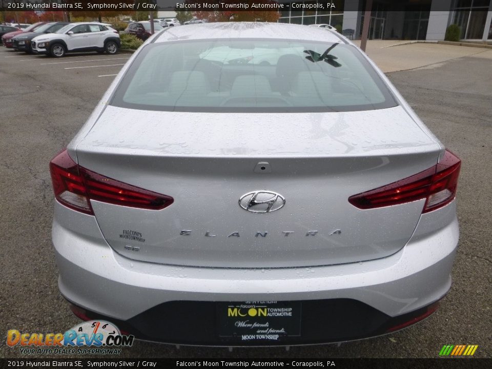 2019 Hyundai Elantra SE Symphony Silver / Gray Photo #7