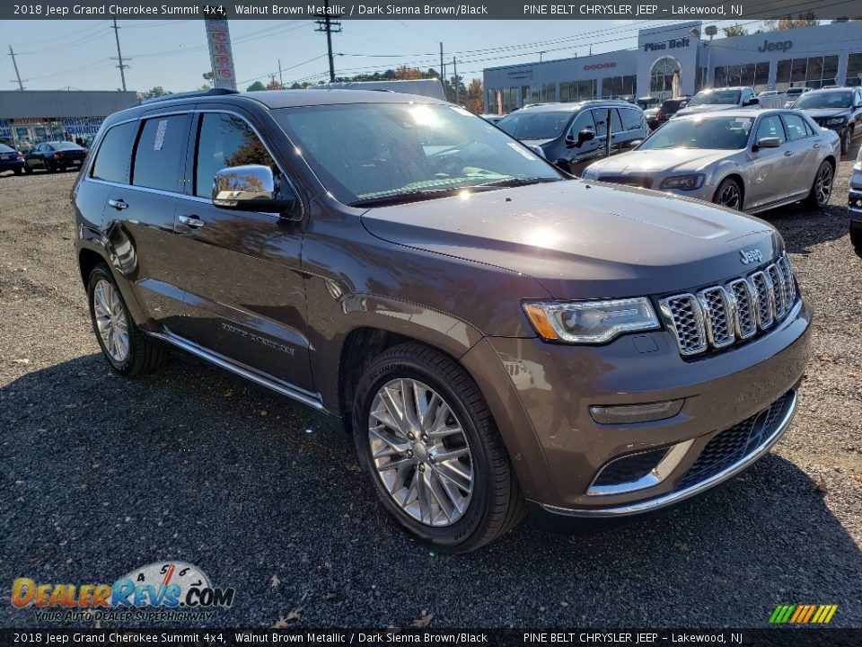 2018 Jeep Grand Cherokee Summit 4x4 Walnut Brown Metallic / Dark Sienna Brown/Black Photo #1