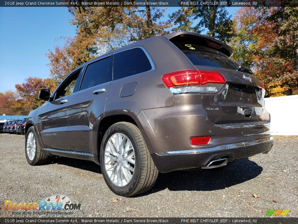 2018 Jeep Grand Cherokee Summit 4x4 Walnut Brown Metallic / Dark Sienna Brown/Black Photo #2