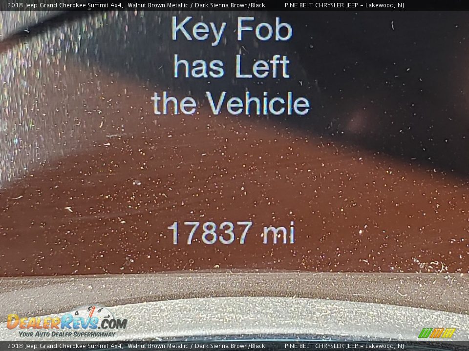 2018 Jeep Grand Cherokee Summit 4x4 Walnut Brown Metallic / Dark Sienna Brown/Black Photo #5