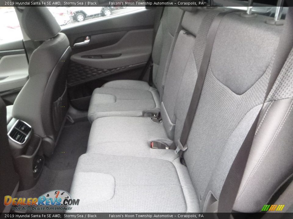 Rear Seat of 2019 Hyundai Santa Fe SE AWD Photo #8