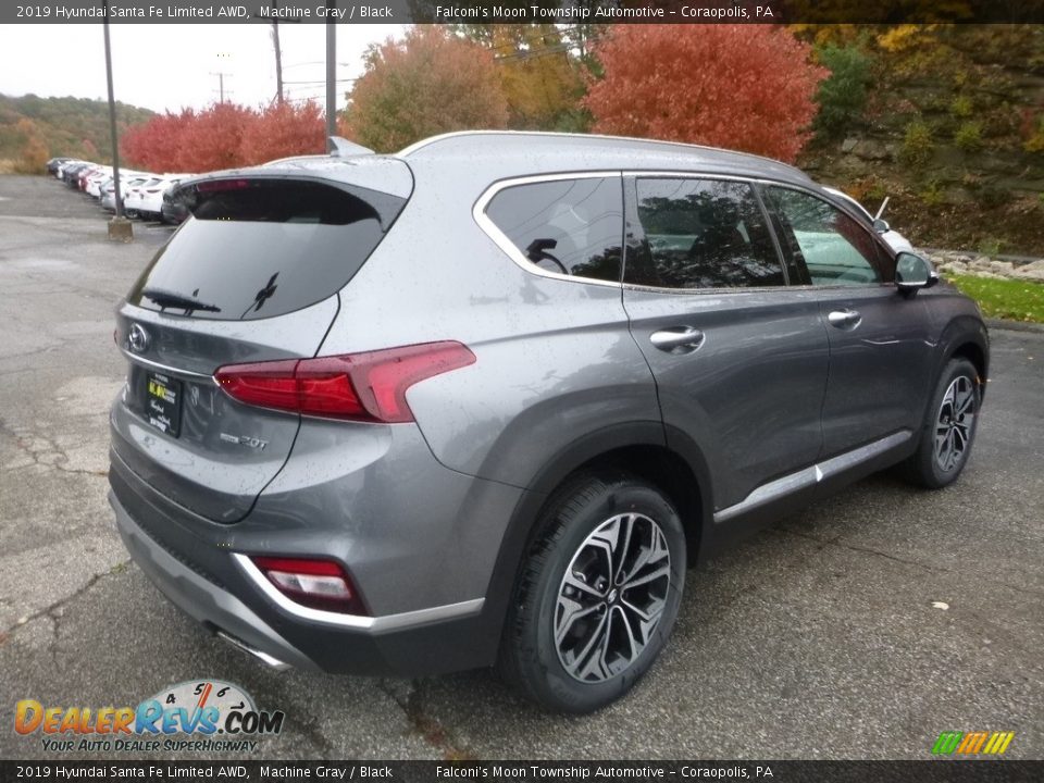 2019 Hyundai Santa Fe Limited AWD Machine Gray / Black Photo #2