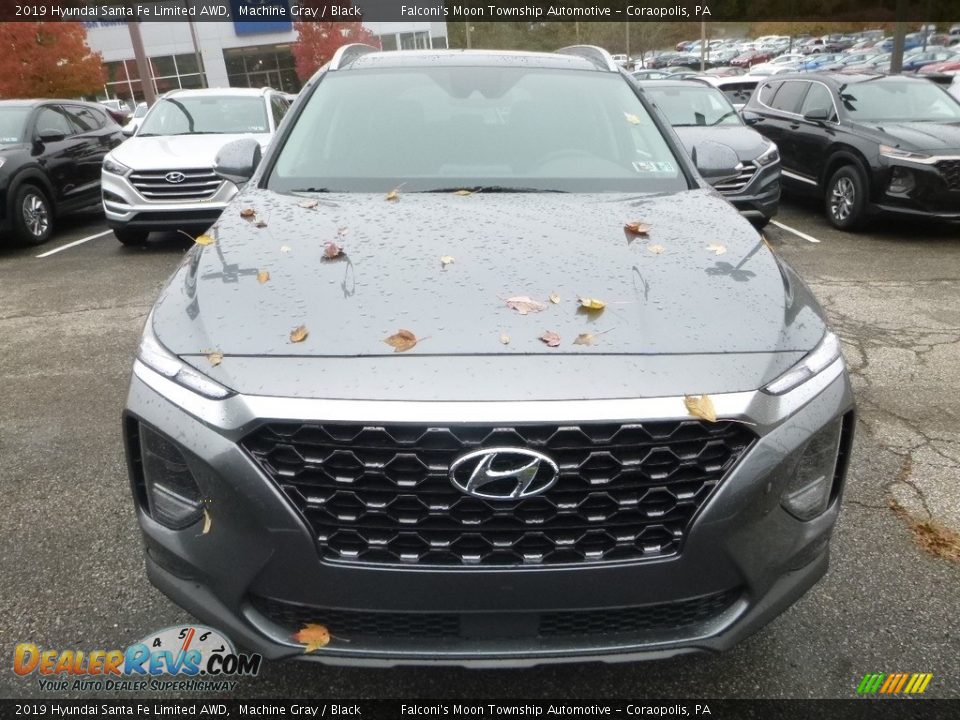 2019 Hyundai Santa Fe Limited AWD Machine Gray / Black Photo #4