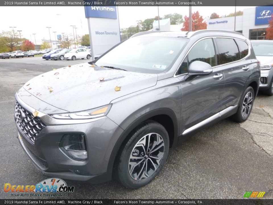 2019 Hyundai Santa Fe Limited AWD Machine Gray / Black Photo #5