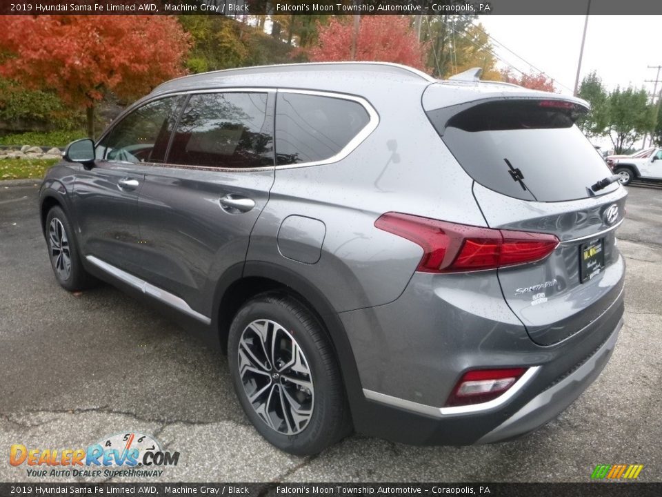 2019 Hyundai Santa Fe Limited AWD Machine Gray / Black Photo #6