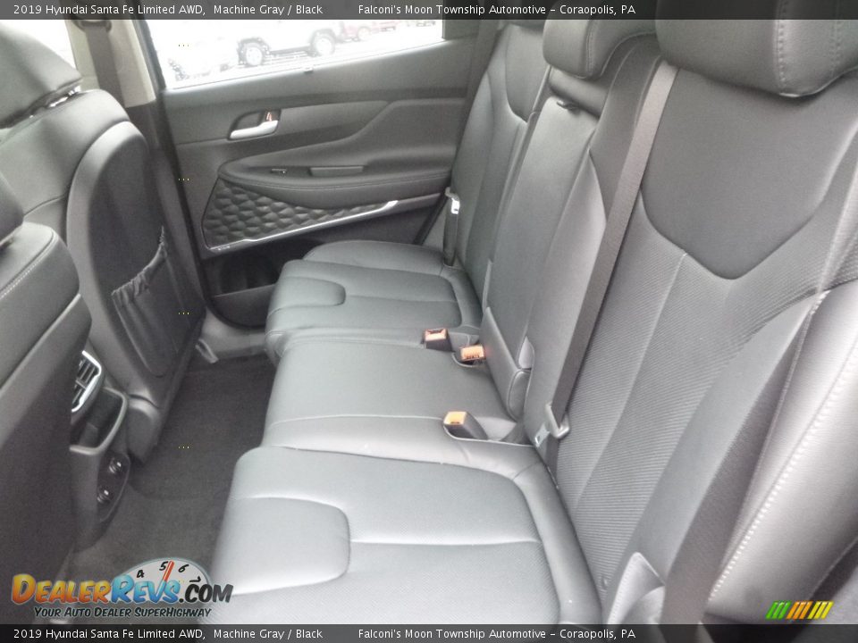 Rear Seat of 2019 Hyundai Santa Fe Limited AWD Photo #8