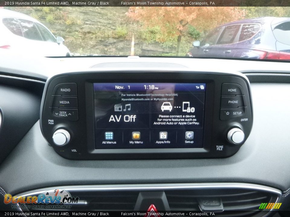 2019 Hyundai Santa Fe Limited AWD Machine Gray / Black Photo #13
