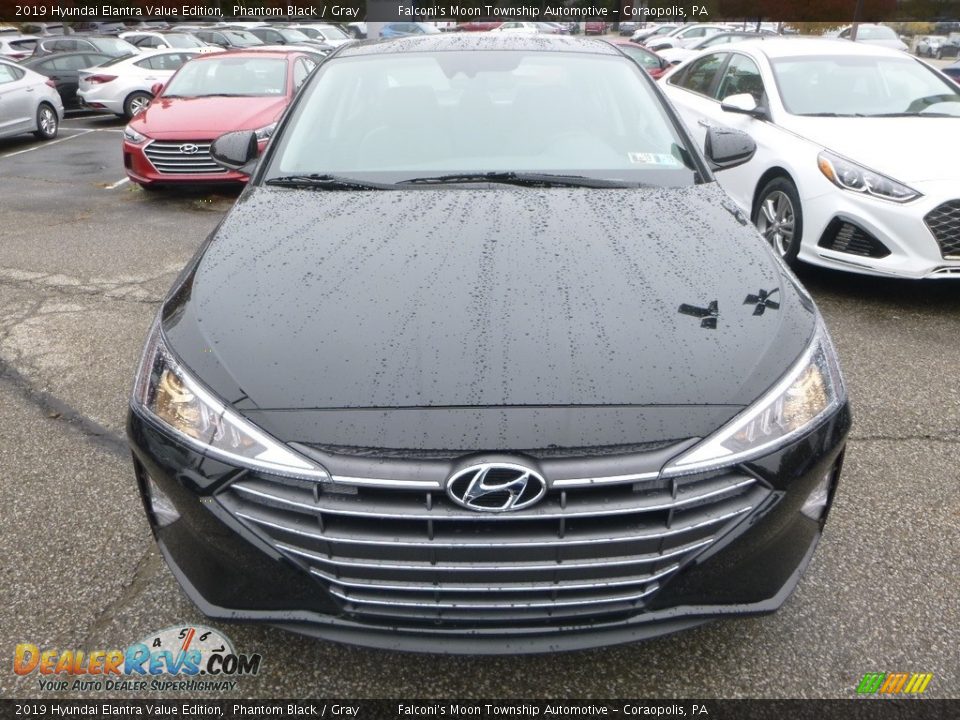 2019 Hyundai Elantra Value Edition Phantom Black / Gray Photo #4