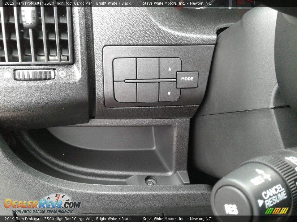 Controls of 2019 Ram ProMaster 3500 High Roof Cargo Van Photo #13
