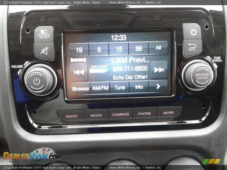 Audio System of 2019 Ram ProMaster 3500 High Roof Cargo Van Photo #18