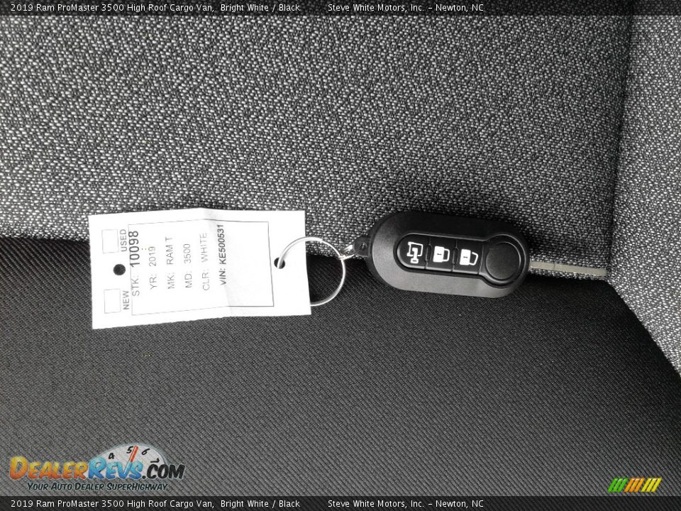 Keys of 2019 Ram ProMaster 3500 High Roof Cargo Van Photo #24
