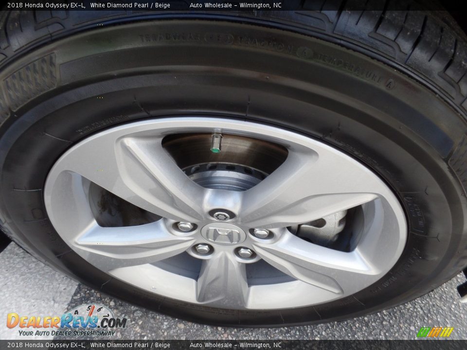 2018 Honda Odyssey EX-L White Diamond Pearl / Beige Photo #7