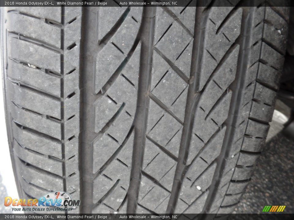 2018 Honda Odyssey EX-L White Diamond Pearl / Beige Photo #9