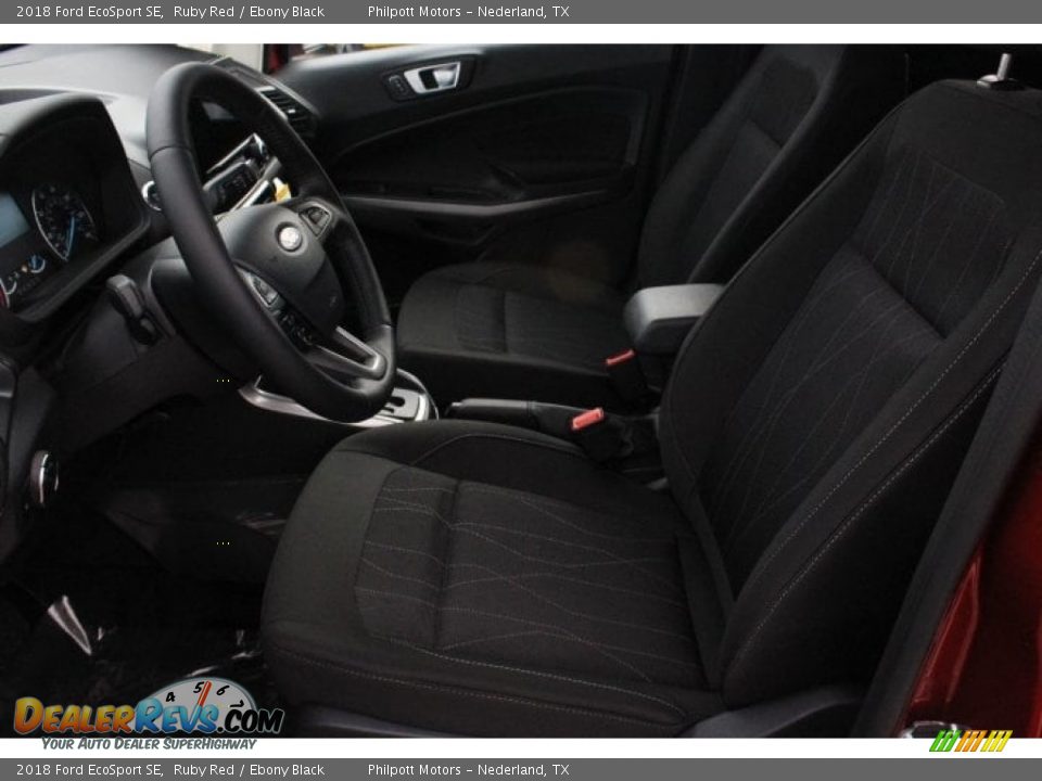 2018 Ford EcoSport SE Ruby Red / Ebony Black Photo #11