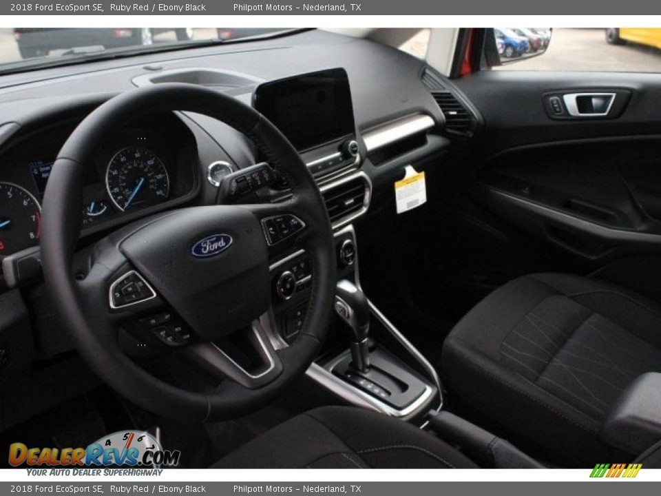 2018 Ford EcoSport SE Ruby Red / Ebony Black Photo #12