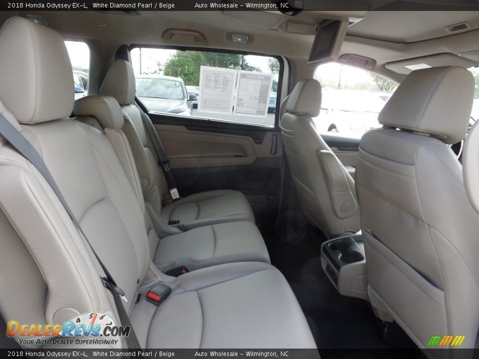 2018 Honda Odyssey EX-L White Diamond Pearl / Beige Photo #14