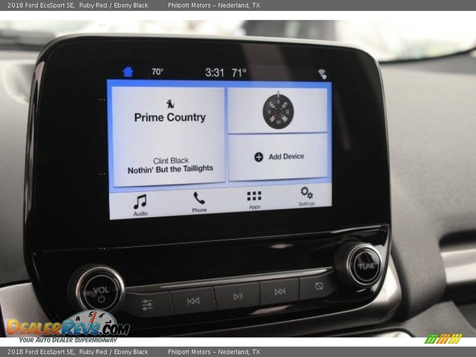 2018 Ford EcoSport SE Ruby Red / Ebony Black Photo #14