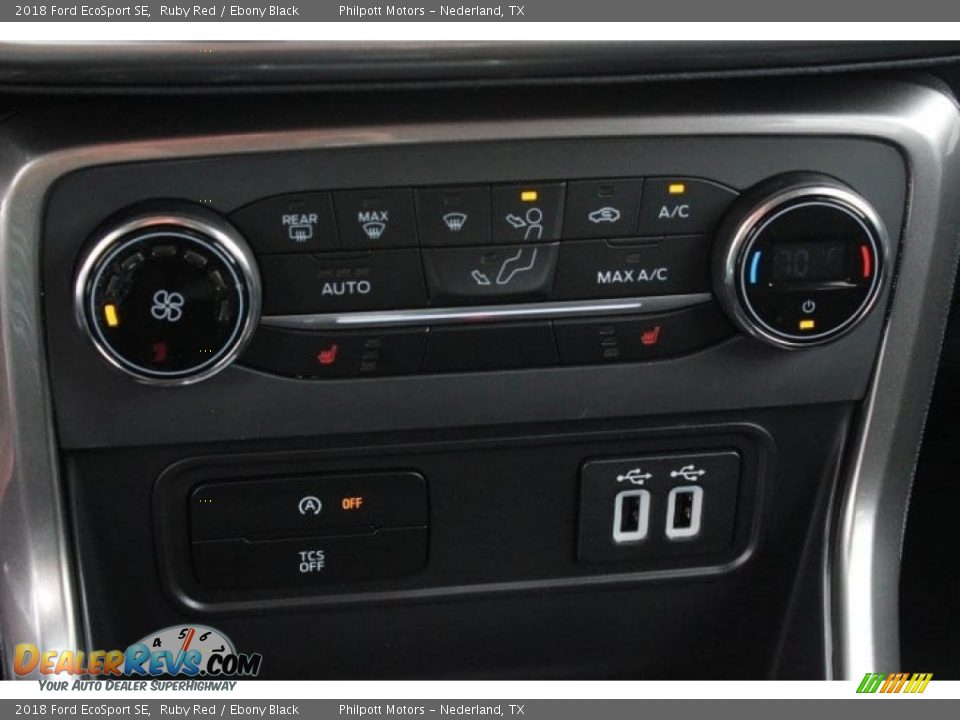 2018 Ford EcoSport SE Ruby Red / Ebony Black Photo #15