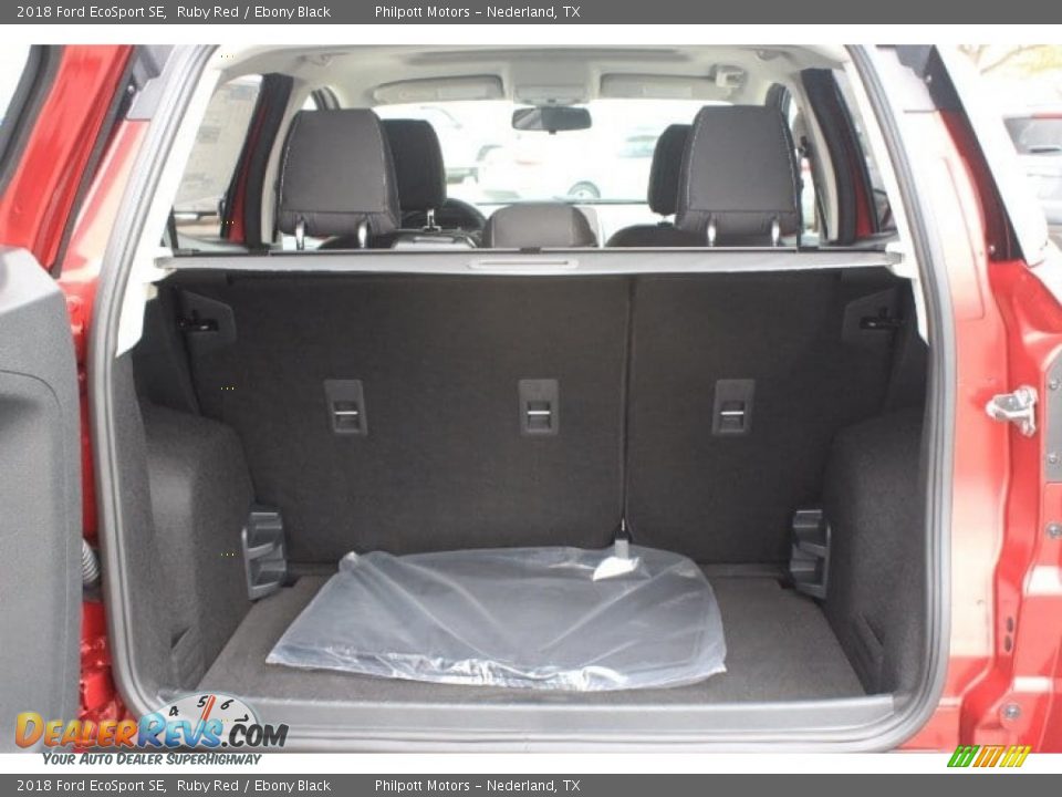 2018 Ford EcoSport SE Ruby Red / Ebony Black Photo #23