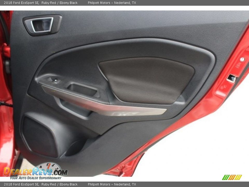 2018 Ford EcoSport SE Ruby Red / Ebony Black Photo #24