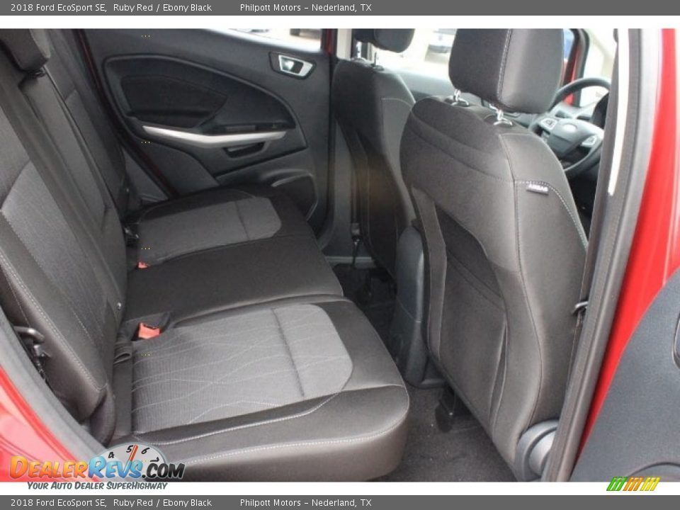 2018 Ford EcoSport SE Ruby Red / Ebony Black Photo #25
