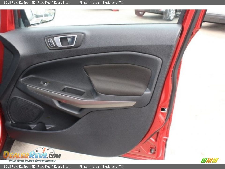 2018 Ford EcoSport SE Ruby Red / Ebony Black Photo #26