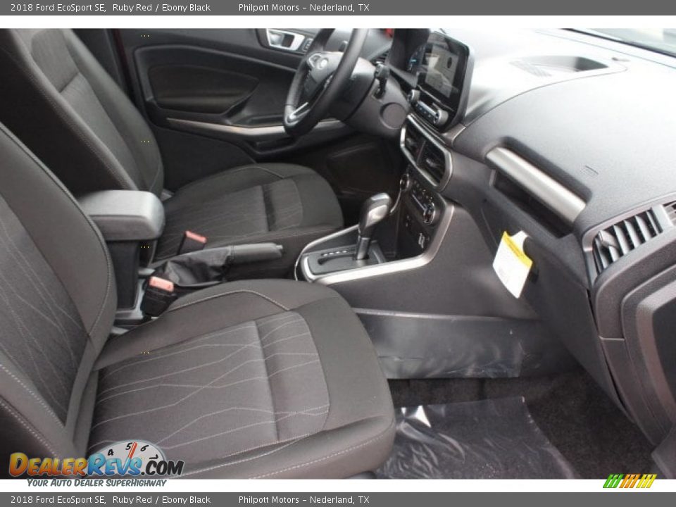 2018 Ford EcoSport SE Ruby Red / Ebony Black Photo #28