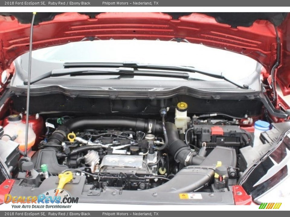 2018 Ford EcoSport SE Ruby Red / Ebony Black Photo #29