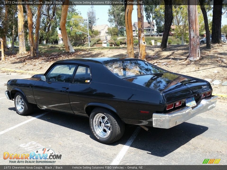 1973 Chevrolet Nova Coupe Black / Black Photo #2