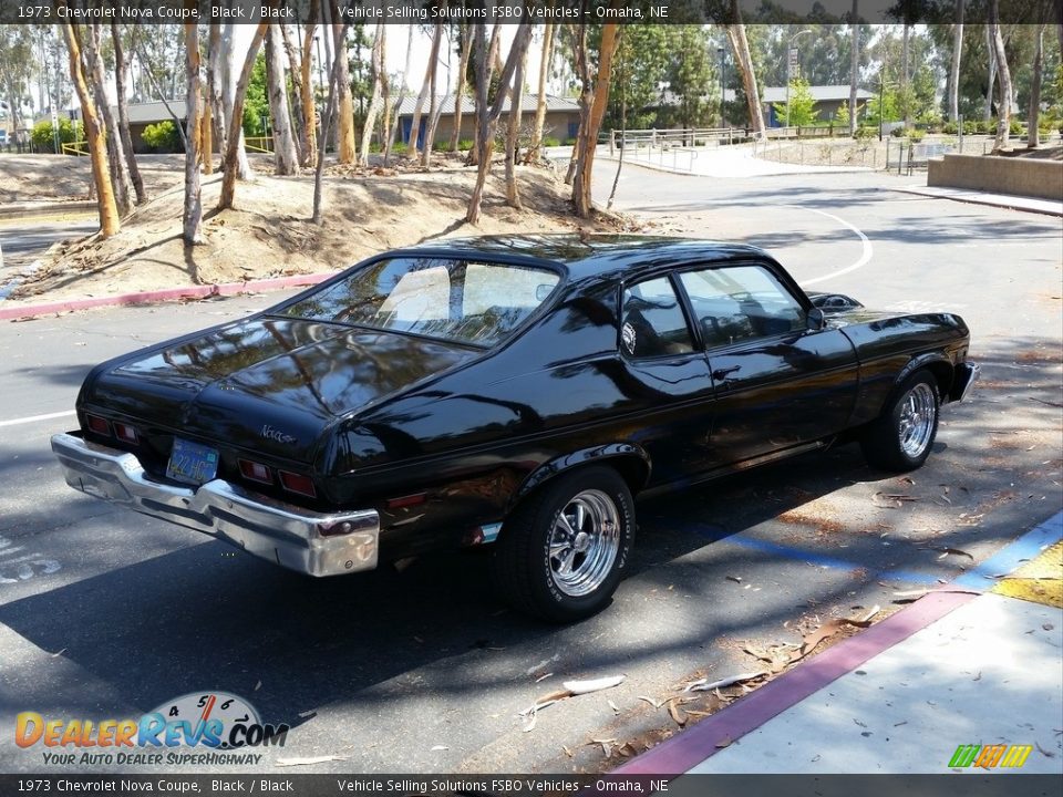 1973 Chevrolet Nova Coupe Black / Black Photo #3