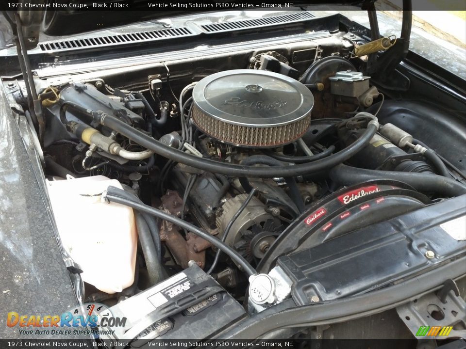 1973 Chevrolet Nova Coupe Black / Black Photo #6