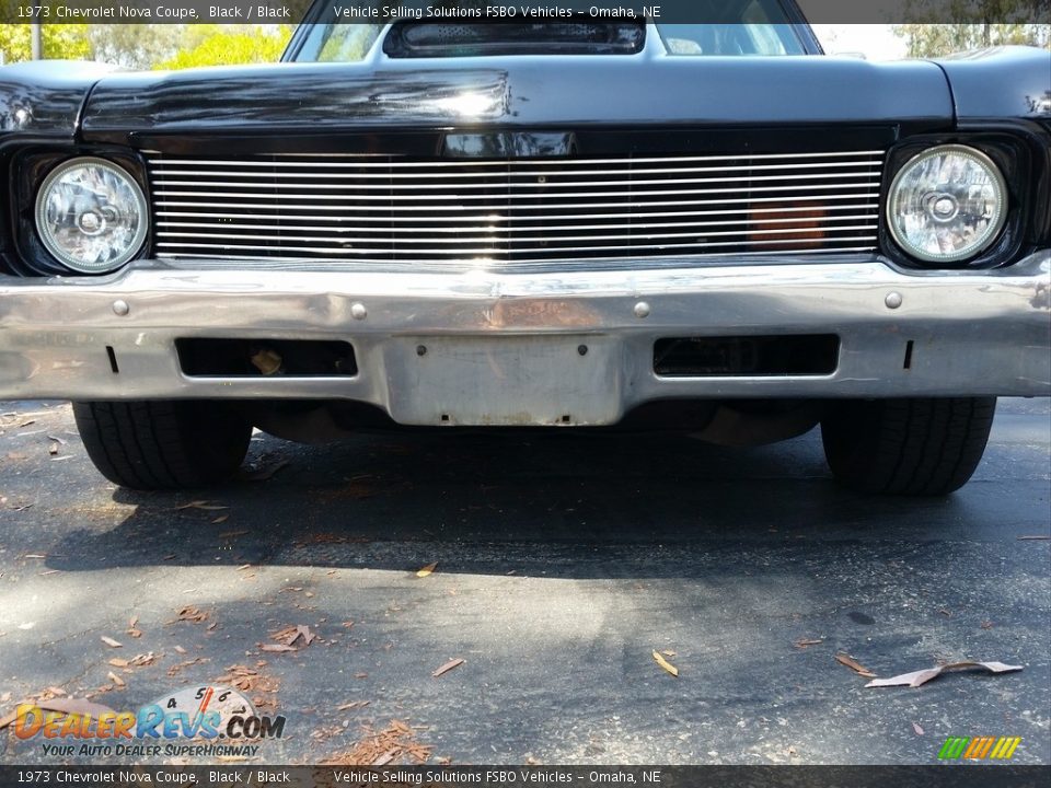 1973 Chevrolet Nova Coupe Black / Black Photo #17