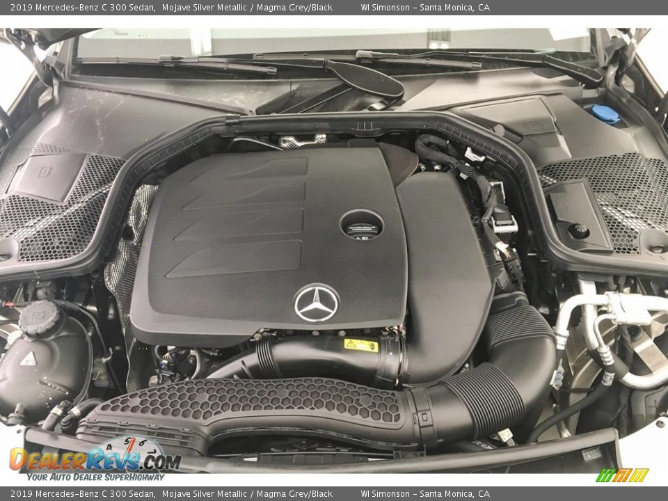2019 Mercedes-Benz C 300 Sedan Mojave Silver Metallic / Magma Grey/Black Photo #8