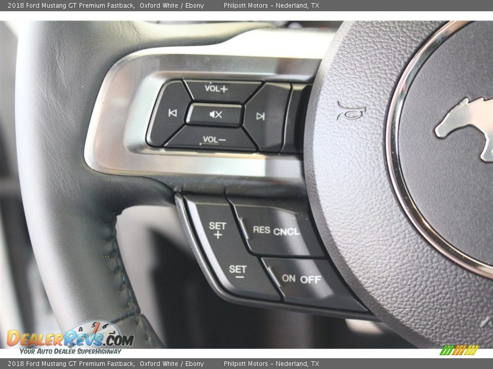 2018 Ford Mustang GT Premium Fastback Oxford White / Ebony Photo #23