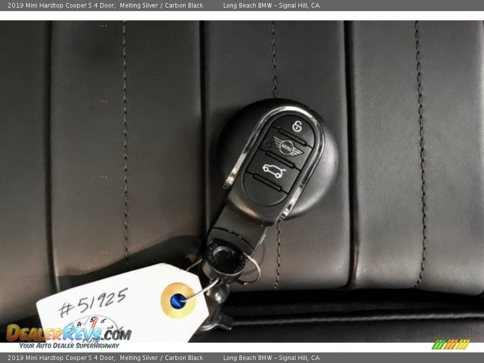 2019 Mini Hardtop Cooper S 4 Door Melting Silver / Carbon Black Photo #11