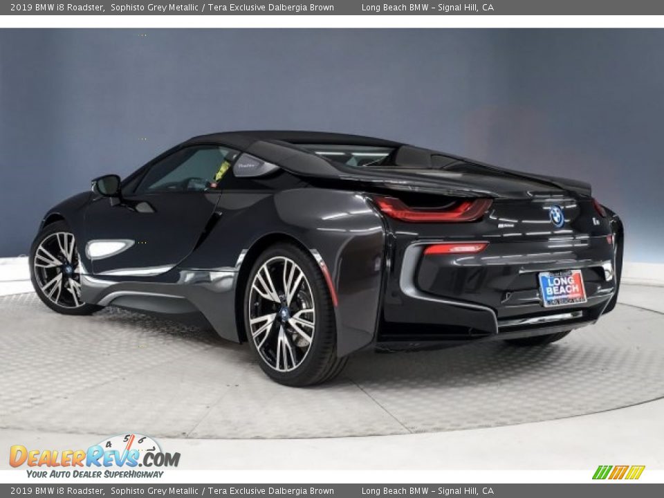 2019 BMW i8 Roadster Sophisto Grey Metallic / Tera Exclusive Dalbergia Brown Photo #2