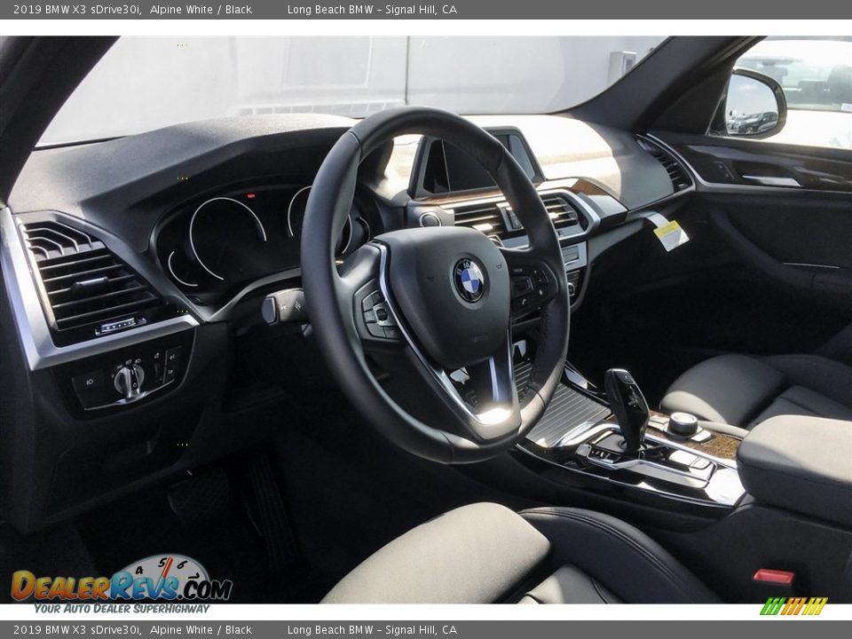 2019 BMW X3 sDrive30i Alpine White / Black Photo #4