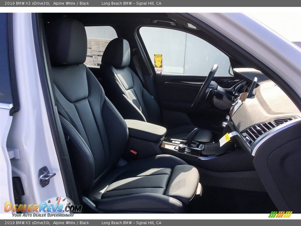 2019 BMW X3 sDrive30i Alpine White / Black Photo #5
