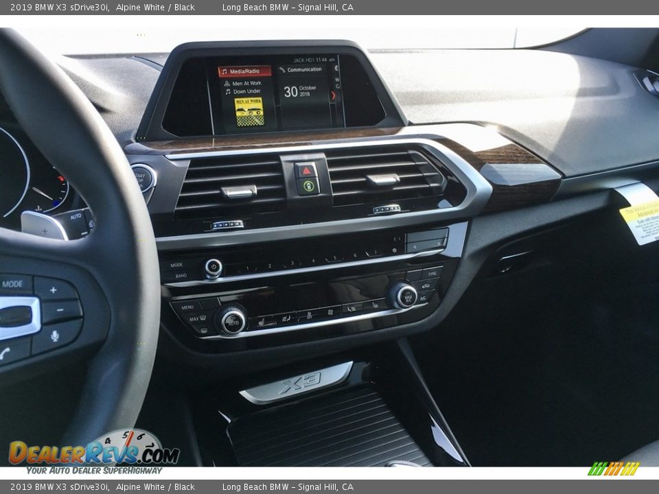 2019 BMW X3 sDrive30i Alpine White / Black Photo #6