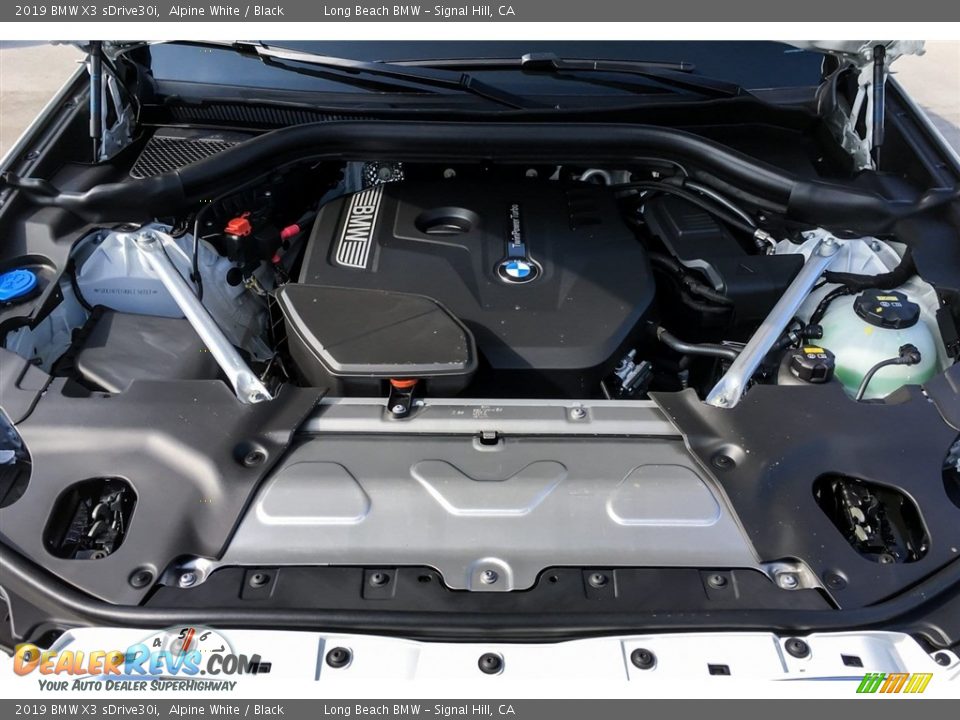 2019 BMW X3 sDrive30i Alpine White / Black Photo #8