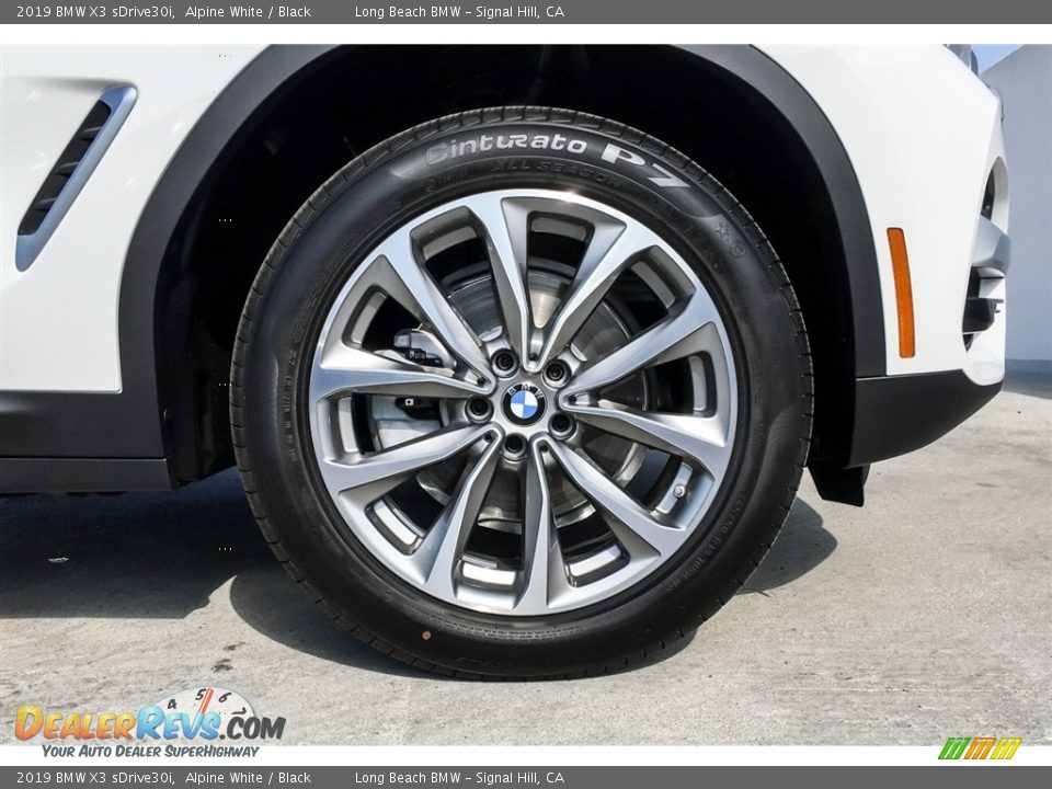 2019 BMW X3 sDrive30i Alpine White / Black Photo #9