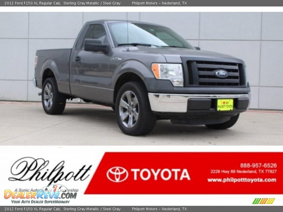 2012 Ford F150 XL Regular Cab Sterling Gray Metallic / Steel Gray Photo #1