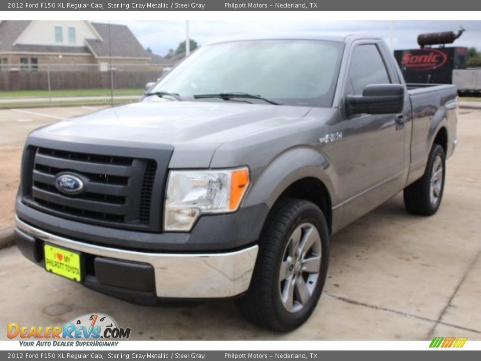 2012 Ford F150 XL Regular Cab Sterling Gray Metallic / Steel Gray Photo #3