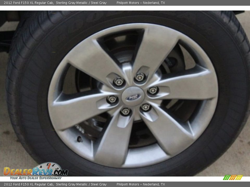 2012 Ford F150 XL Regular Cab Sterling Gray Metallic / Steel Gray Photo #5