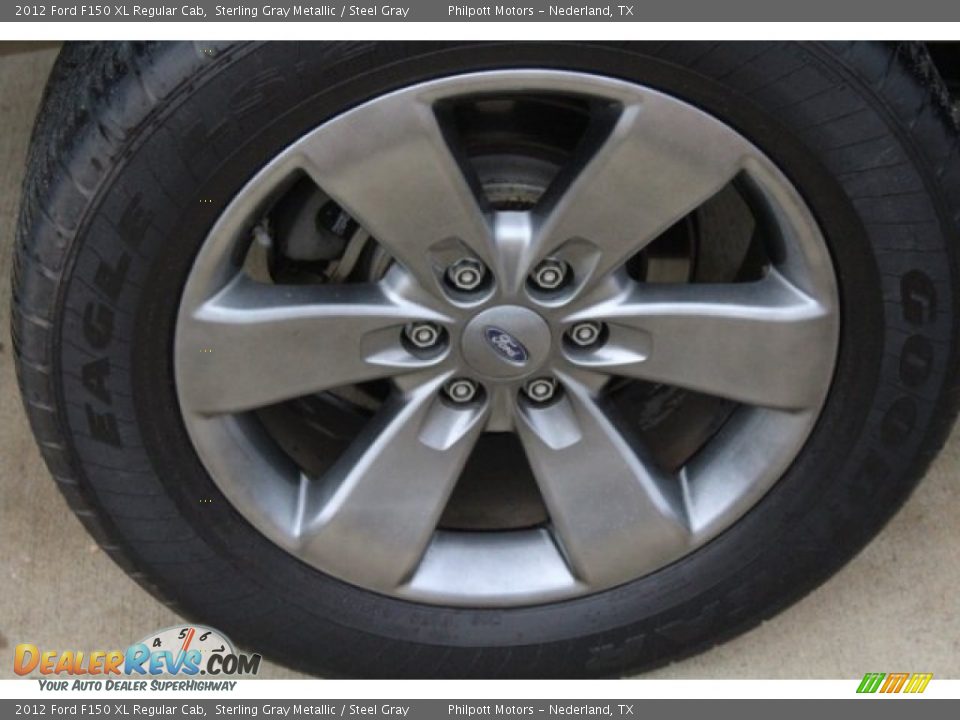 2012 Ford F150 XL Regular Cab Sterling Gray Metallic / Steel Gray Photo #9