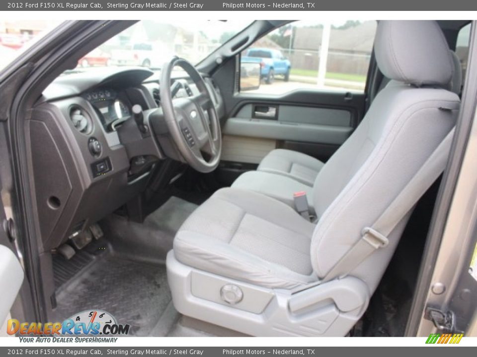 2012 Ford F150 XL Regular Cab Sterling Gray Metallic / Steel Gray Photo #14