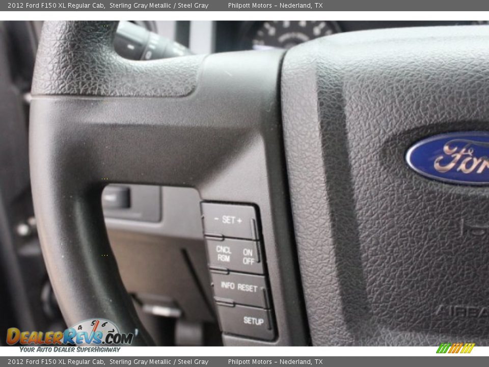 2012 Ford F150 XL Regular Cab Sterling Gray Metallic / Steel Gray Photo #16