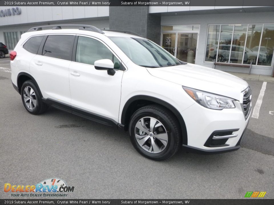 2019 Subaru Ascent Premium Crystal White Pearl / Warm Ivory Photo #1
