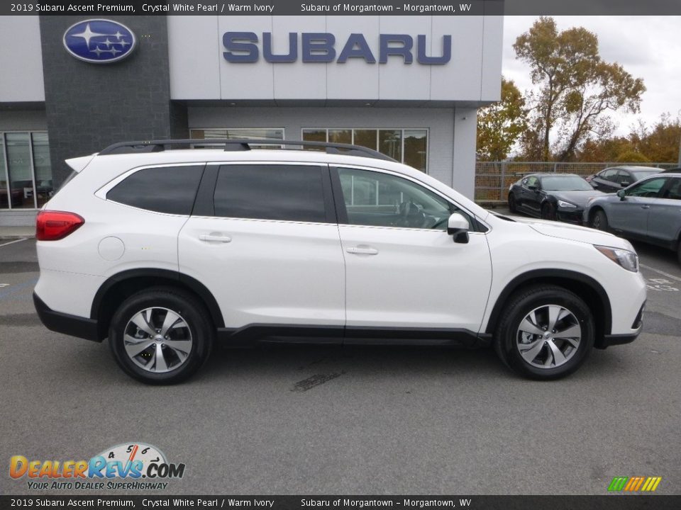 2019 Subaru Ascent Premium Crystal White Pearl / Warm Ivory Photo #3