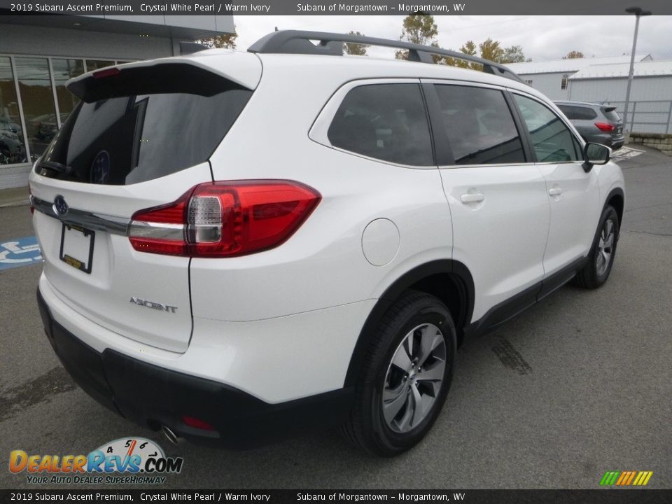 2019 Subaru Ascent Premium Crystal White Pearl / Warm Ivory Photo #4